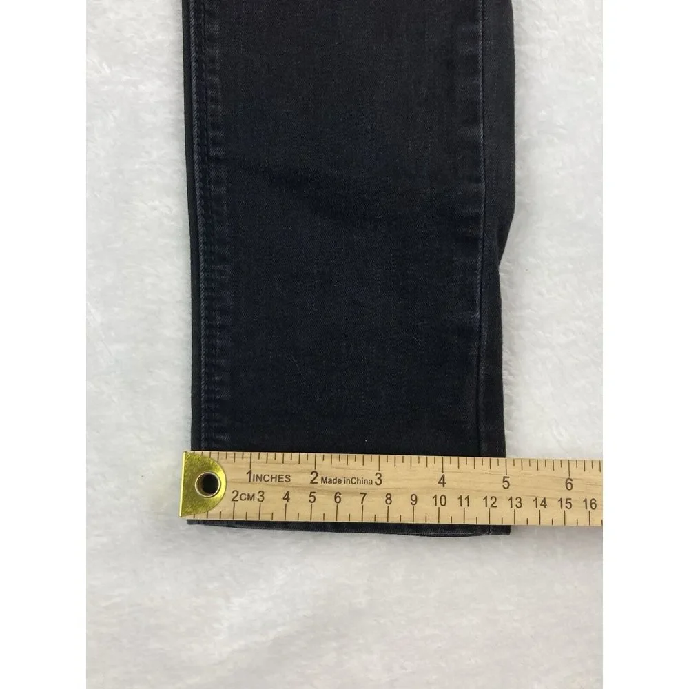 Seven‎ 7 Womens Mid Rise Black Legging Jeans Size 12